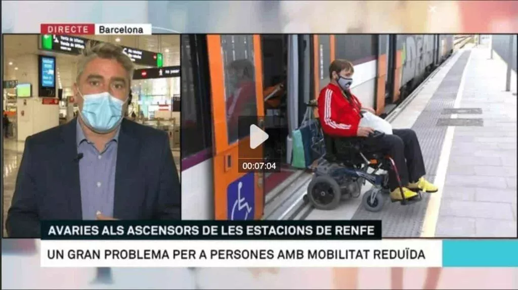 Avaries als ascensors de les estacions de Renfe